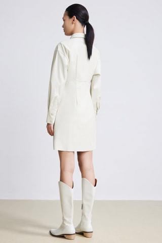 Blouse- jurk - Ecru