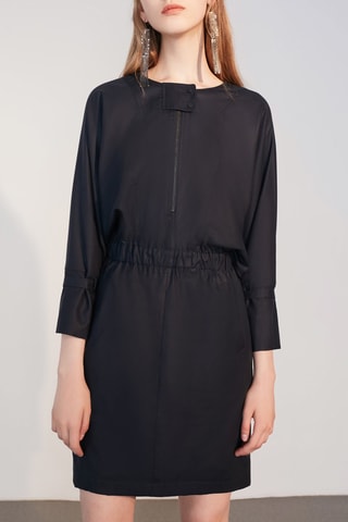 Rechte Jurk Marineblauw