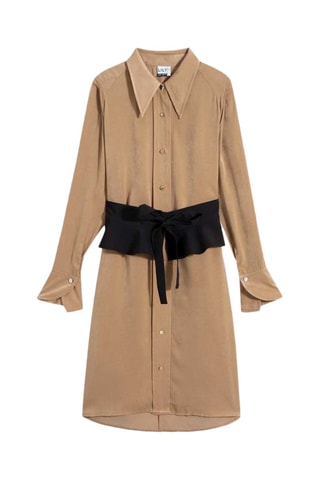 Blouse-jurk Camel