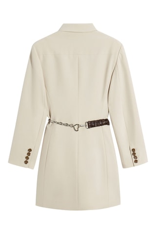 Blouse-jurk - Beige