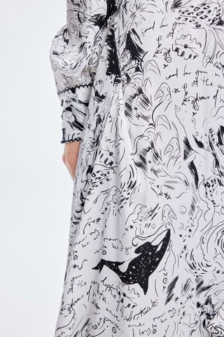 Midi-jurk - Wit