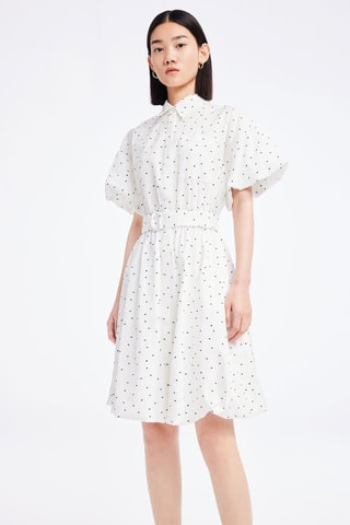 Blouse- jurk - Wit
