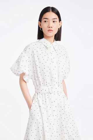 Blouse- jurk - Wit
