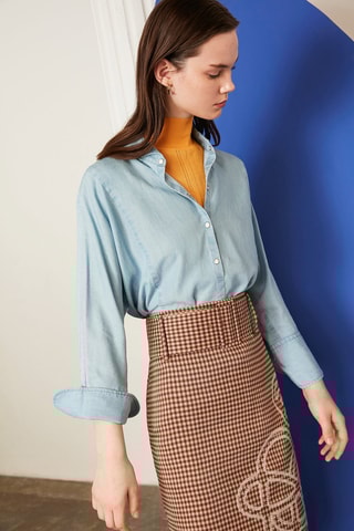 Blouse Blauw