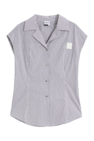 Gestreepte Blouse - Wit en Zwart