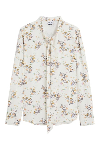 Blouse - Wit en Geel