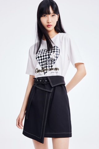 T-shirt - Wit en Zwart