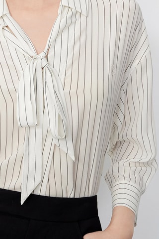 Zijden Blouse Wit