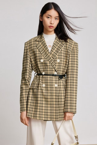 Blazer - Okergeel en Zwart