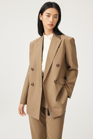 Wollen Blazer - Bruin