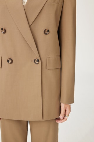 Wollen Blazer - Bruin