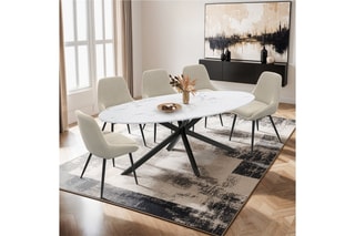 Mesa de refeição Céleste - 200 x 90 x 76 cm