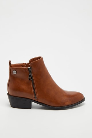Bottines Victoria Camel