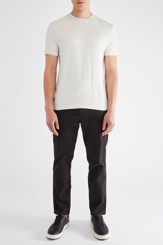 Pull à manches courtes - Ecru