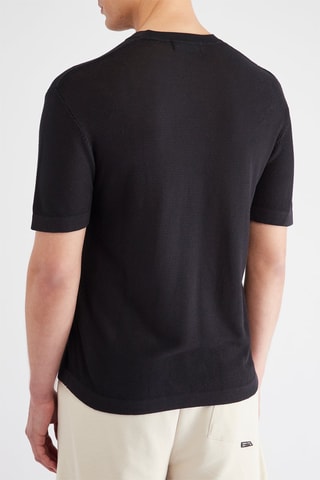 Pull à manches courtes - Noir