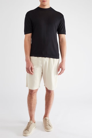 Pull à manches courtes - Noir