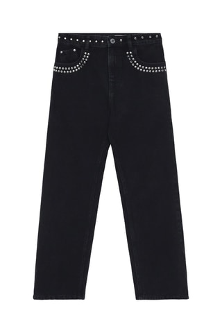 Pantalon taille haute - Noir 