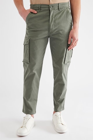 Pantalon cargo - Vert