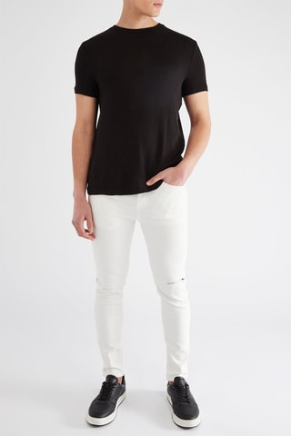 Pantalon skinny - Blanc