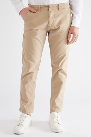 Calças chino slim - Bege