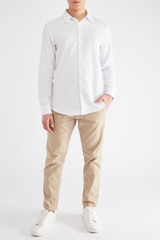 Calças chino slim - Bege