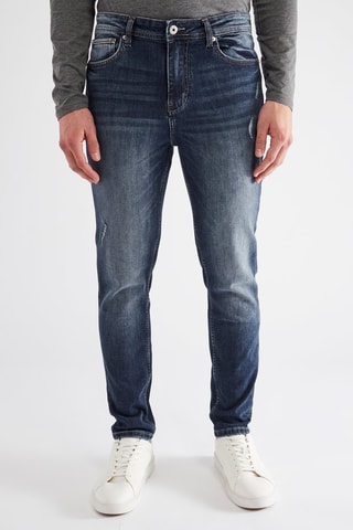 Pantalon skinny - Bleu