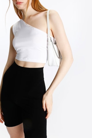 Top asymétrique - Blanc