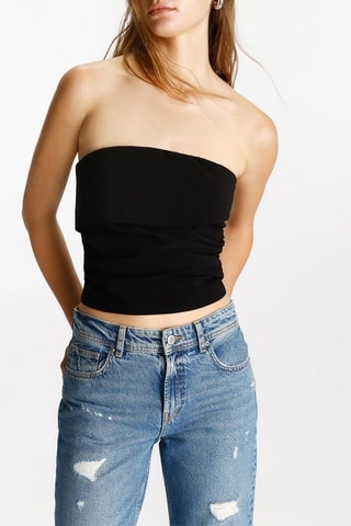 Top bustier - Noir