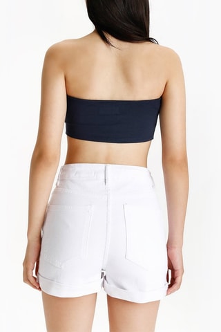 Crop top bustier - Noir 