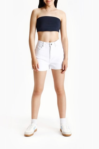 Crop top bustier - Noir 