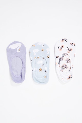 3 paires de chaussettes - Violet