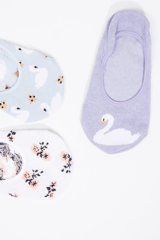 3 paires de chaussettes - Violet