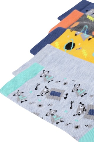 5 paires de chaussettes - Gris et bleu marine