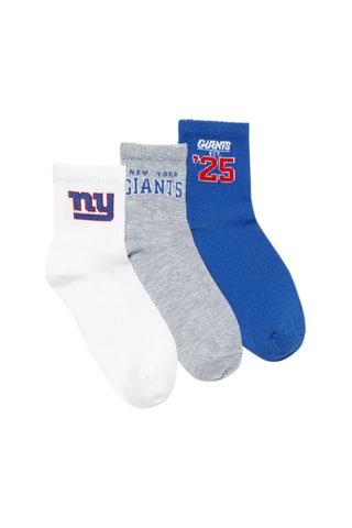 3 paires de chaussettes - Blanc et gris chiné