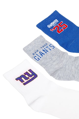 3 paires de chaussettes - Blanc et gris chiné