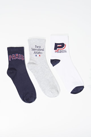 3 paires de chaussettes - Noir