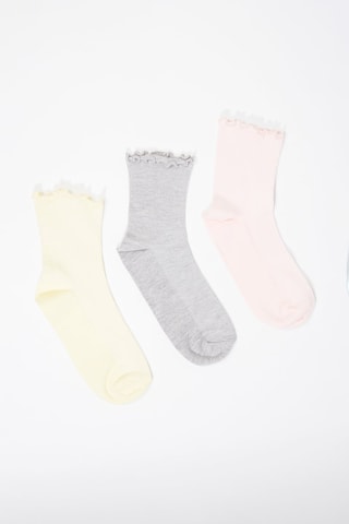 3 paires de chaussettes - Jaune