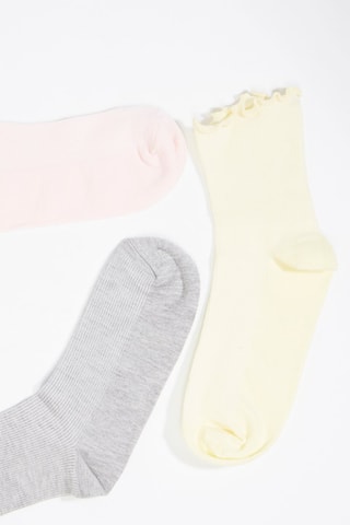 3 paires de chaussettes - Jaune