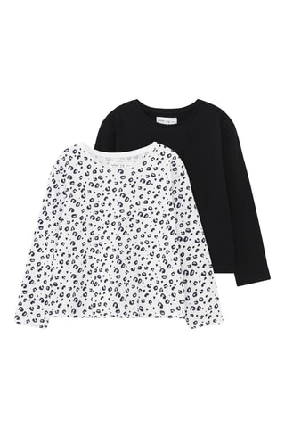 2 t-shirts - Noir et blanc