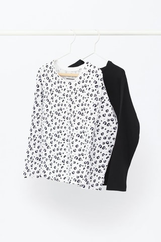 2 t-shirts - Noir et blanc