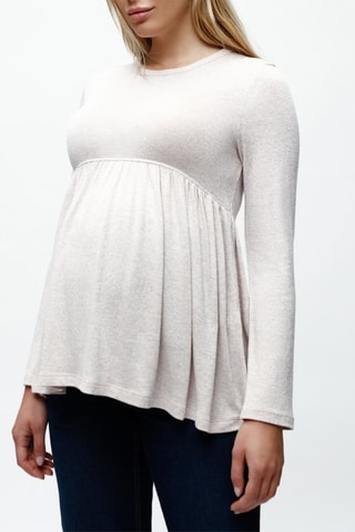 Blouse de maternité - Beige