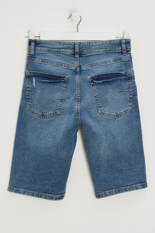 Bermuda skinny - Bleu