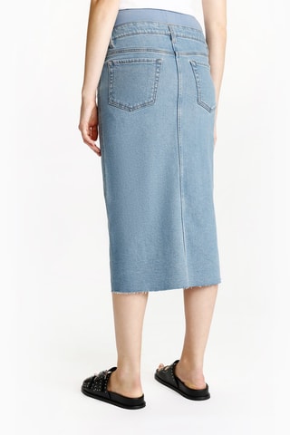 Jupe en jean de maternité - Bleu