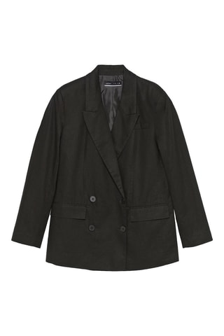Veste en lin - Noir