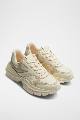 Baskets plateformes - Beige