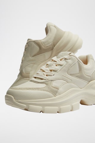 Baskets plateformes - Beige