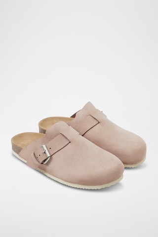 Nubuck Clogs - Roze