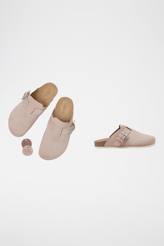 Nubuck Clogs - Roze