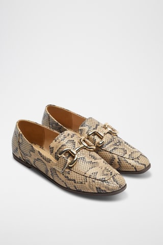 Mocassins - Beige et noir