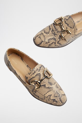 Mocassins - Beige et noir